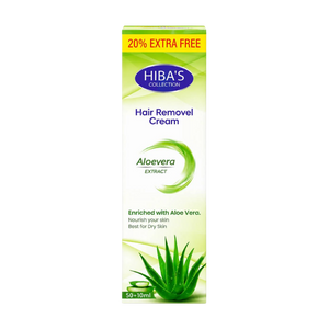 Hiba's Collection Hair Removal Cream (Aloe Vera Extract) 60ml