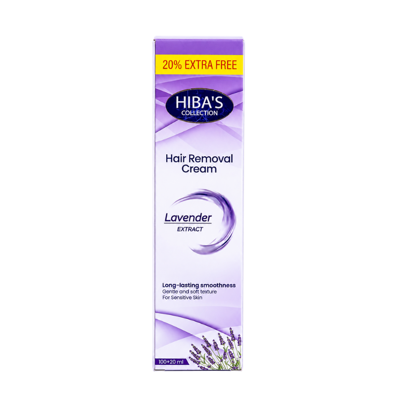 Hiba's Collection Hair Removal Cream (Lavender Extract) 120ml