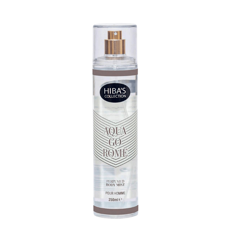 Hiba's Collection (Aqua Go Rome Body Mist For Men) 250ml