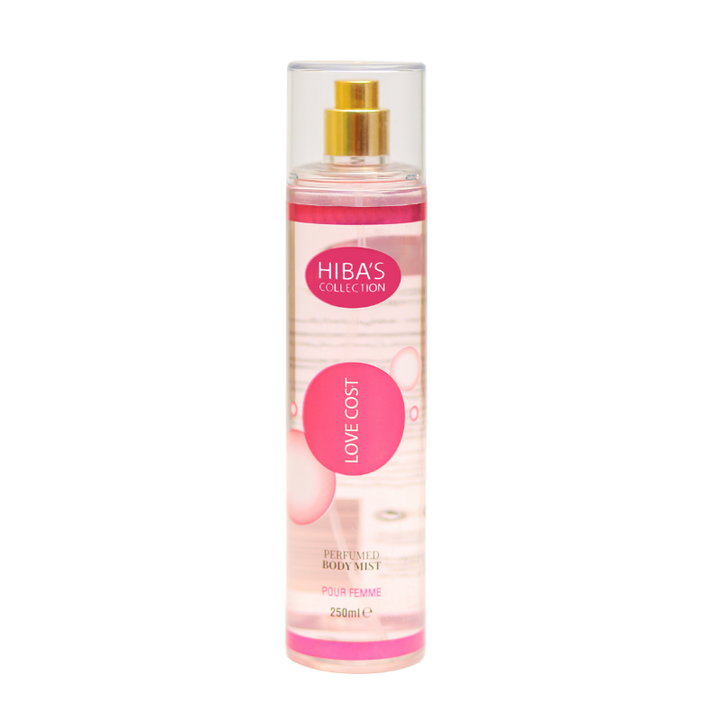 Hiba's Collection (Love Cost Pink Touch Body Mist For Women) 250ml