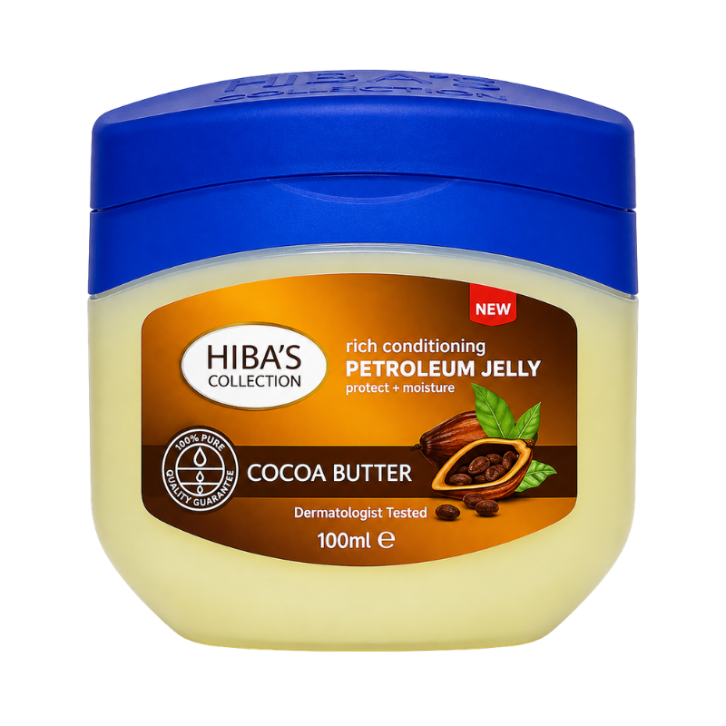 Hiba's Collection Petroleum Jelly (Cocoa Butter 100ml)