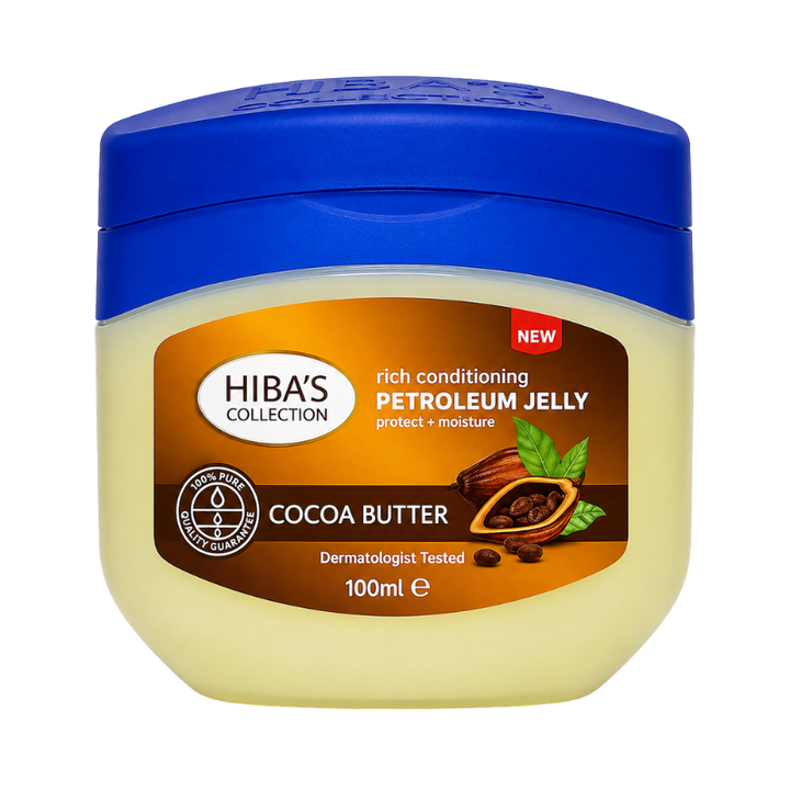 Hiba's Collection Petroleum Jelly (Cocoa Butter 100ml)