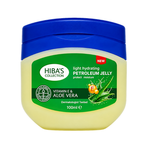 Hiba's Collection Petroleum Jelly (Vitamin E & Aloe vera 100ml)