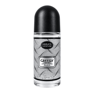 Hiba's collection (Creedy Black Roll On Deodorant For Men) 60ml