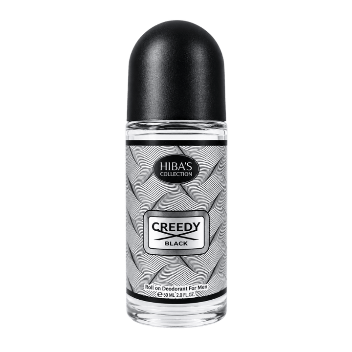 Hiba's collection (Creedy Black Roll On Deodorant For Men) 60ml