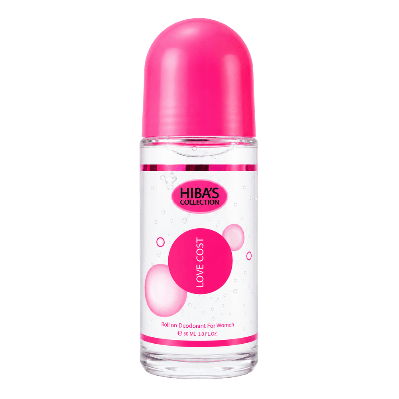 Hiba's collection (Love Cost Roll On Deodorant For Women) 60ml