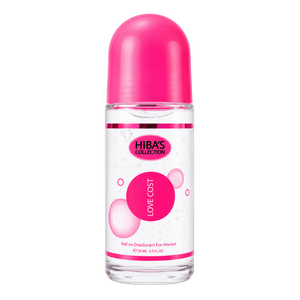 Hiba's collection (Love Cost Roll On Deodorant For Women) 60ml