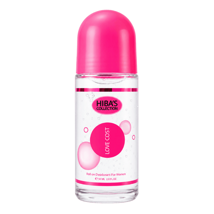 Hiba's collection (Love Cost Roll On Deodorant For Women) 60ml