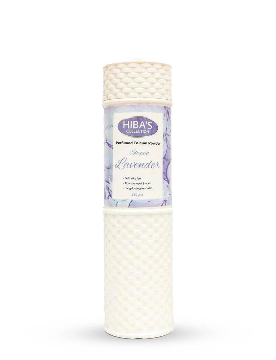 Hibas Collection Talcum Powder (Elegant Lavender) 125 gm