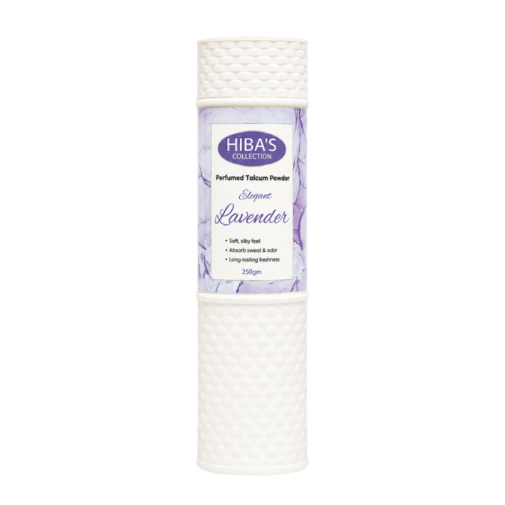 Hibas Collection Talcum Powder (Elegant Lavender) 125 gm