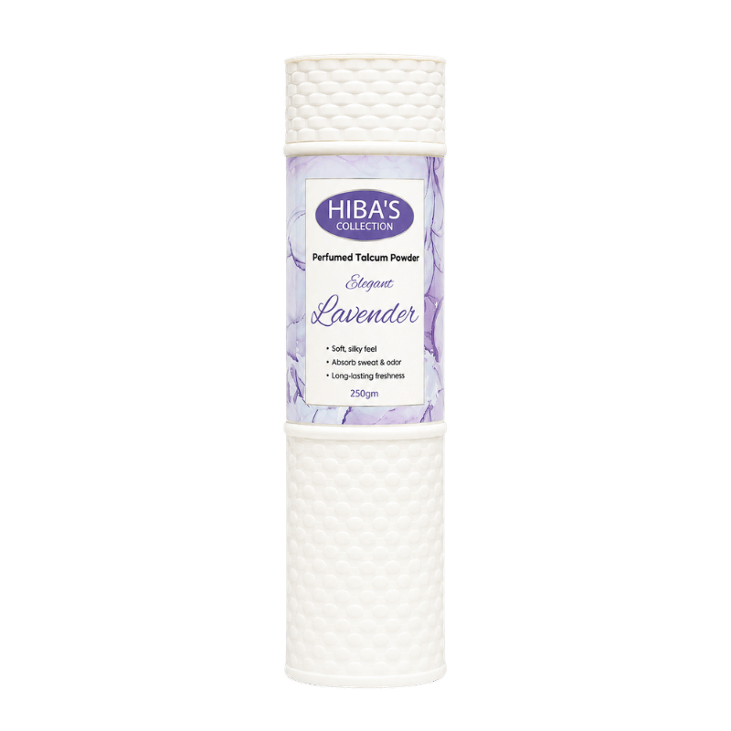 Hibas Collection Talcum Powder (Elegant Lavender) 125 gm