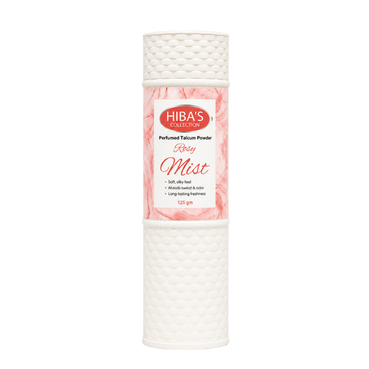 Hibas Collection Talcum Powder (Rosy Mist) 125 gm