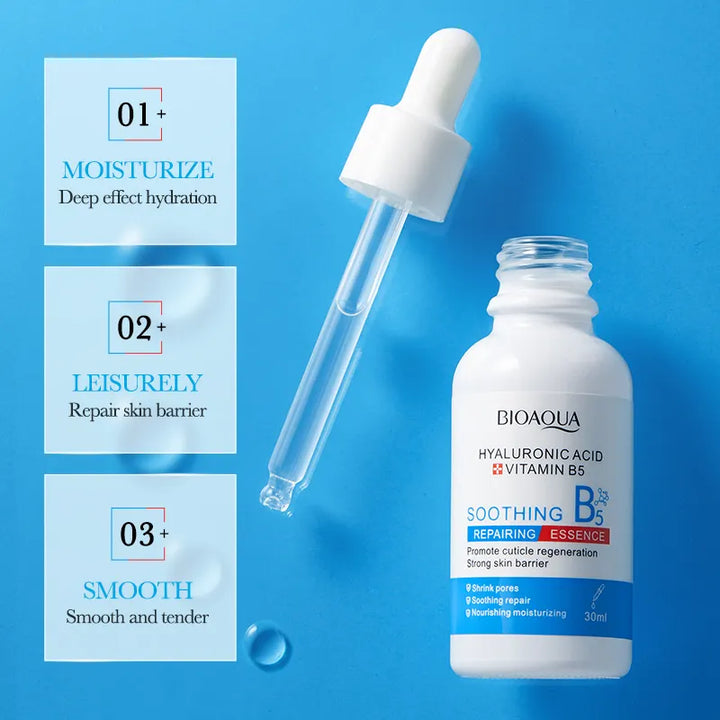 BIOAQUA Hyaluronic Acid Vitamin B5 Soothing Repair Face Serum – 30ml