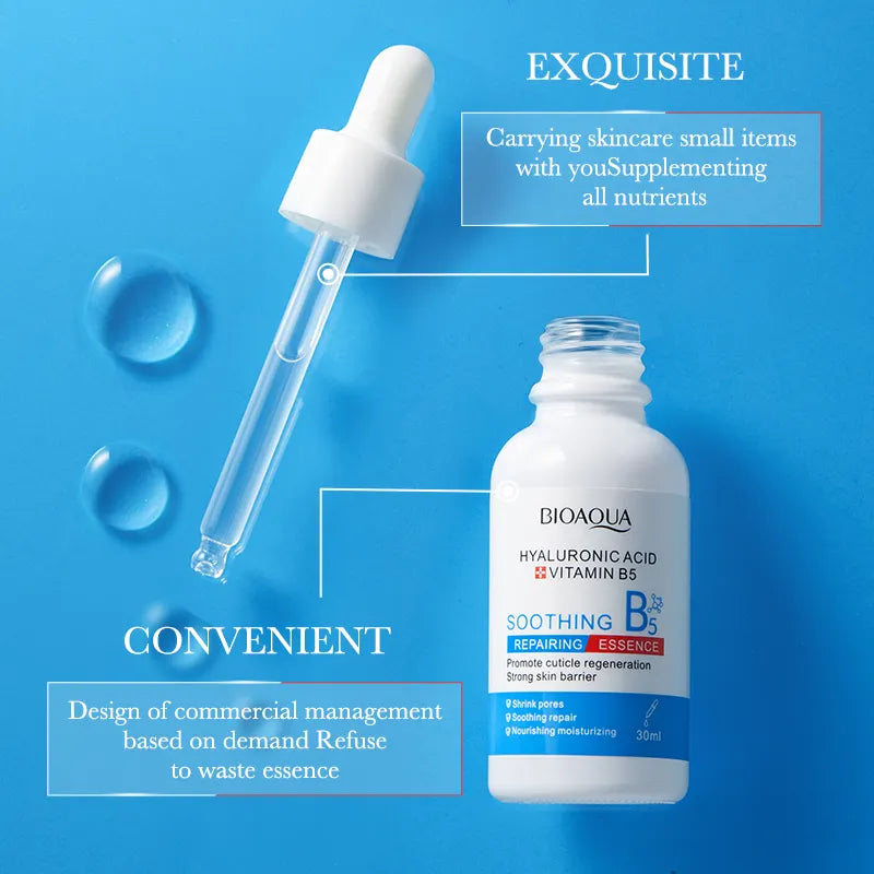 BIOAQUA Hyaluronic Acid Vitamin B5 Soothing Repair Face Serum – 30ml