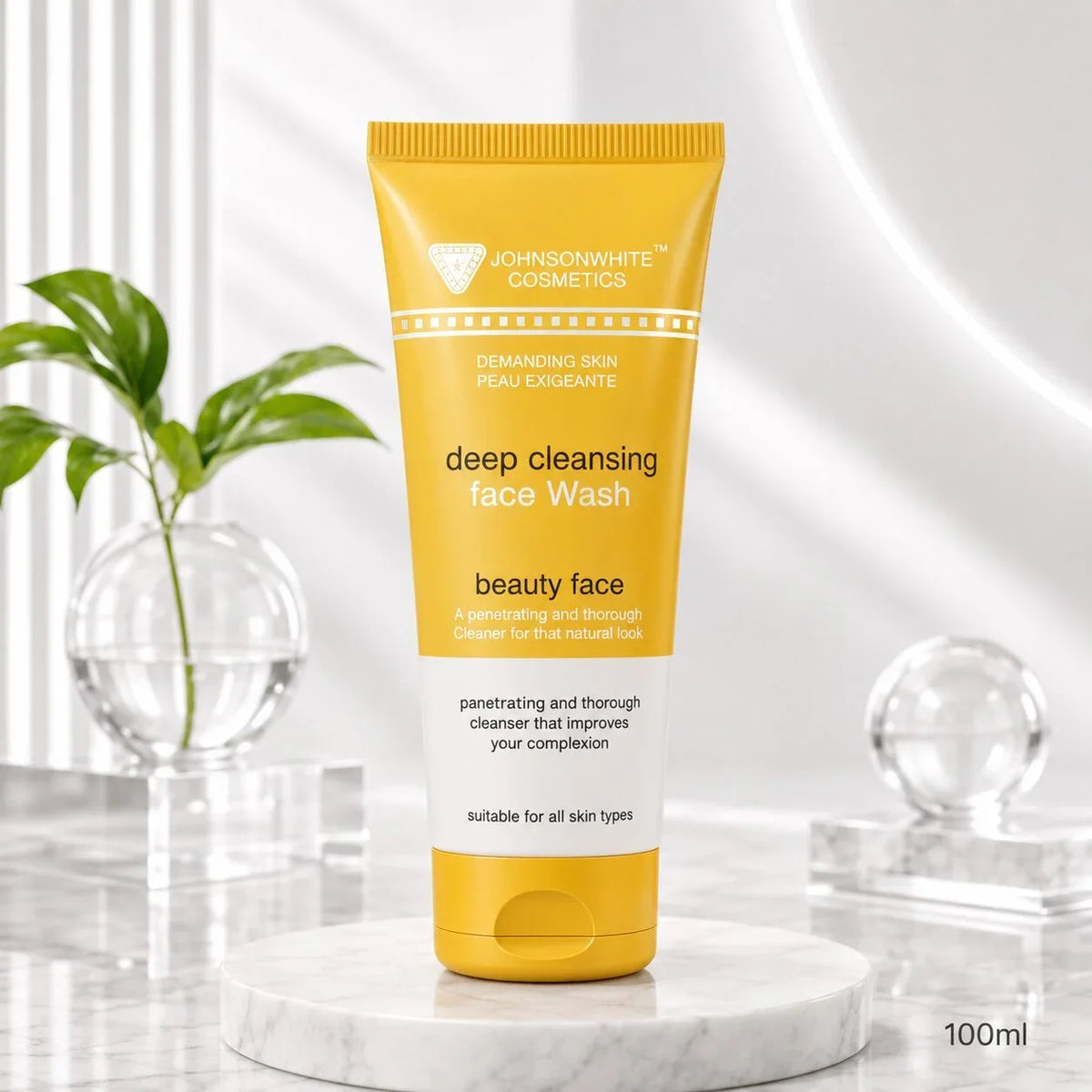 Johnson White Cosmetics Deep Cleansing Face Wash 100 ML