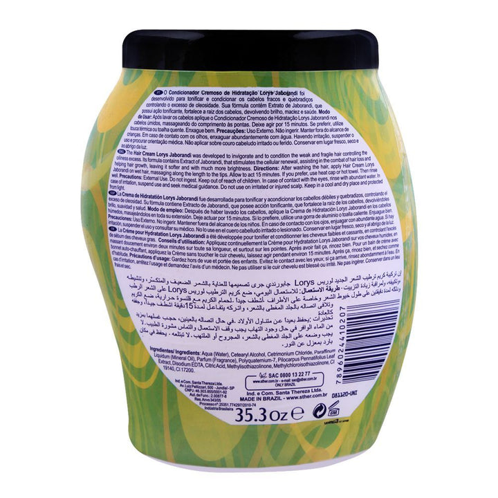 Lorys Jaborandi Deep Moisturizing Hair Cream 1 KG