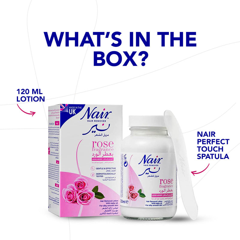 Nair Hair Removal Lotion 120 ML Rose