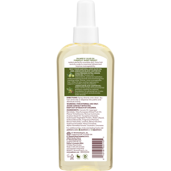 Palmer's Olive Oil Formula Shine Therapy Hair & Scalp Oil 150 ML