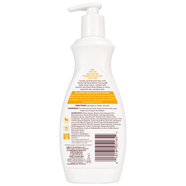 Palmer's Shea Butter Formula Raw Shea Nourish Body Lotion 400 ML