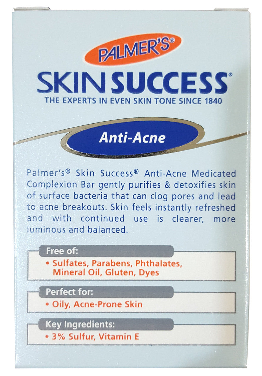 Palmer's Skin Success Anti-Acne Medicated Complexion Bar Soap 100 GM