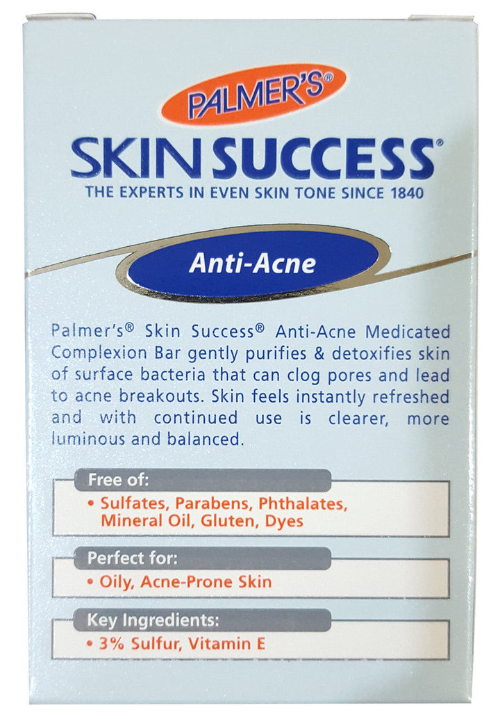 Palmer's Skin Success Anti-Acne Medicated Complexion Bar Soap 100 GM