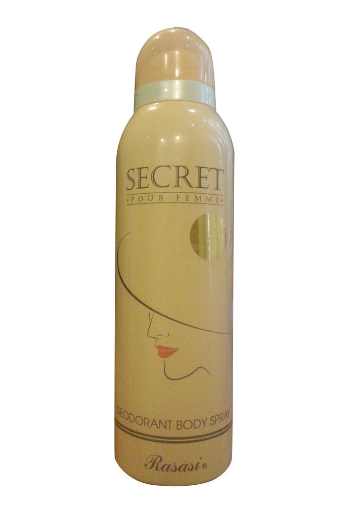 Rasasi Secret Deodorant Body Spray For Women 200 ML