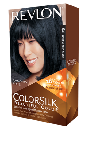 Revlon ColorSilk Beautiful Color™ Natural Blue Black 12