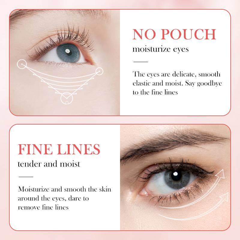 BIOAQUA Rose Eye Cream - Hyaluronic Acid Moisturizing Eye Care - 20g