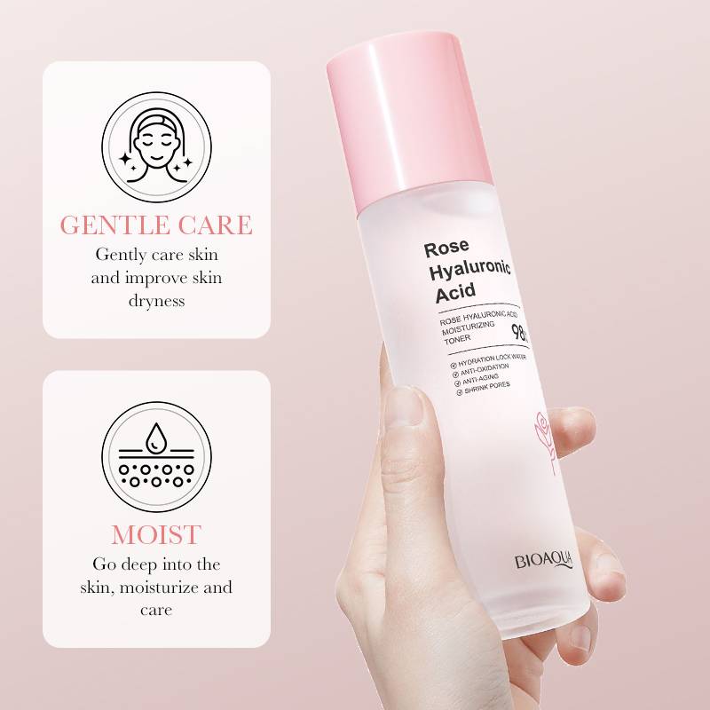 BIOAQUA Rose Hyaluronic Acid Moisturizing Anti-Aging Toner - 100ml