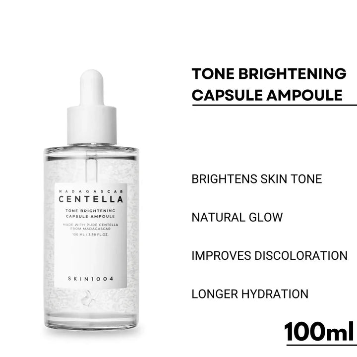 SKIN1004 Madagascar Centella Tone Brightening Capsule Ampoule - 100ml - Made in Korea