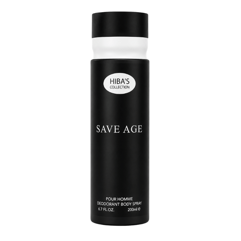 Hiba's Collection (Save age Body Spray For Men) 200ml