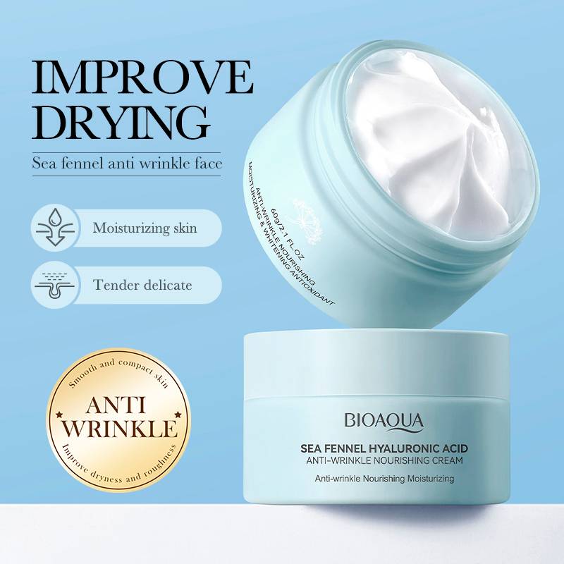 Bioaqua Sea Fennel Hyaluronic Acid Anti-Wrinkle Face Cream 60g