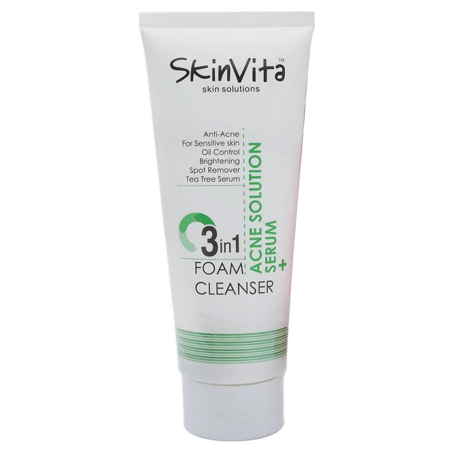 SkinVita 3 in 1 Acne Solution Serum Foam Cleanser 150 ML