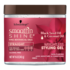 Schwarzkopf Smooth 'N Shine Weightless Styling Gel Straight 453 GM