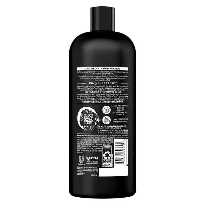 TRESemmé Flawless Curls Shampoo with Coconut Oil 828 ML