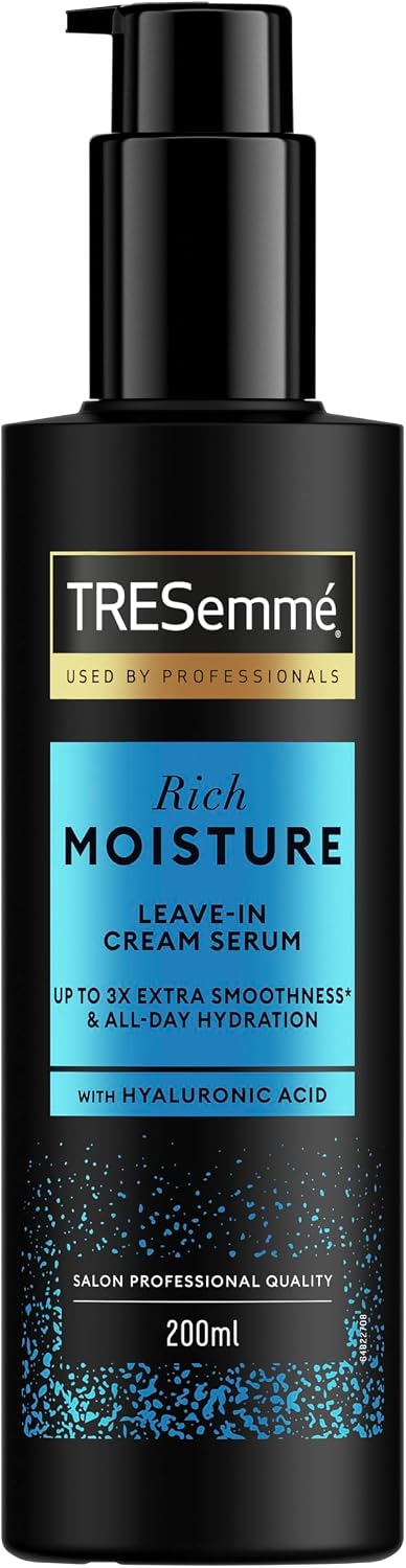 Tresemme Rich Moisture Leave-in Cream Hair Serum Hair Treatment With Hyaluronic ACID Extra Smoothness  200 ML online in Pakistan at Beautyloosk