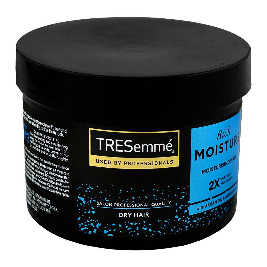 Tresemme Rich Moisture Moisturising Mask Argan Oil Almond Oil For Dry Hair 440 ML Online in Pakistan at Beautylooks