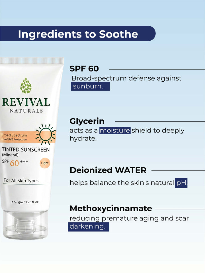 Tinted Sunscreen SPF 60