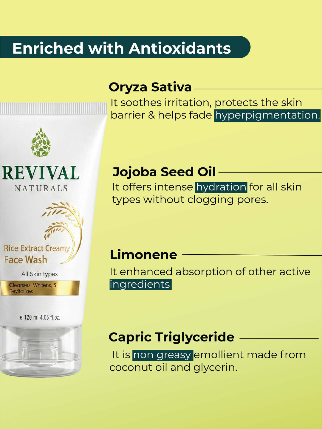 Rice Extract Creamy Face Wash
