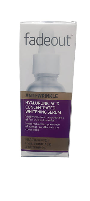 Fade Out Anti Wrinkle Hyaluronic Acid Concentrated Whitening Serum 30 ML