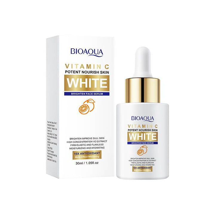BIOAQUA Vitamin C White Brighten Face Serum - 10X Antioxidant - 30ml
