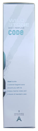 Wild Stone Body Perfume CODE Steel For Men 120 ML