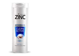 Zinc Clean Active Anti Dandruff Shampoo 340 ML