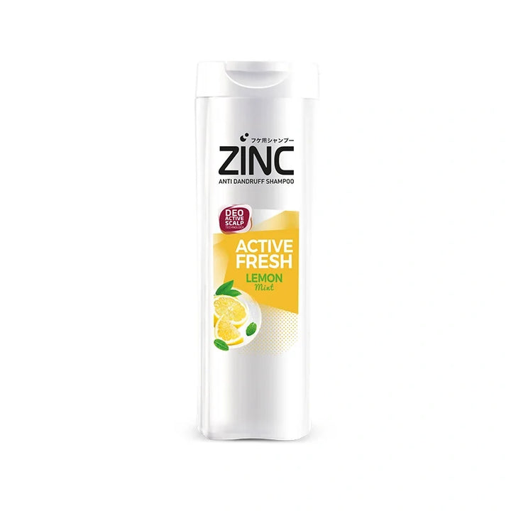 Zinc Active Fresh Anti Dandruff Shampoo 340 ML