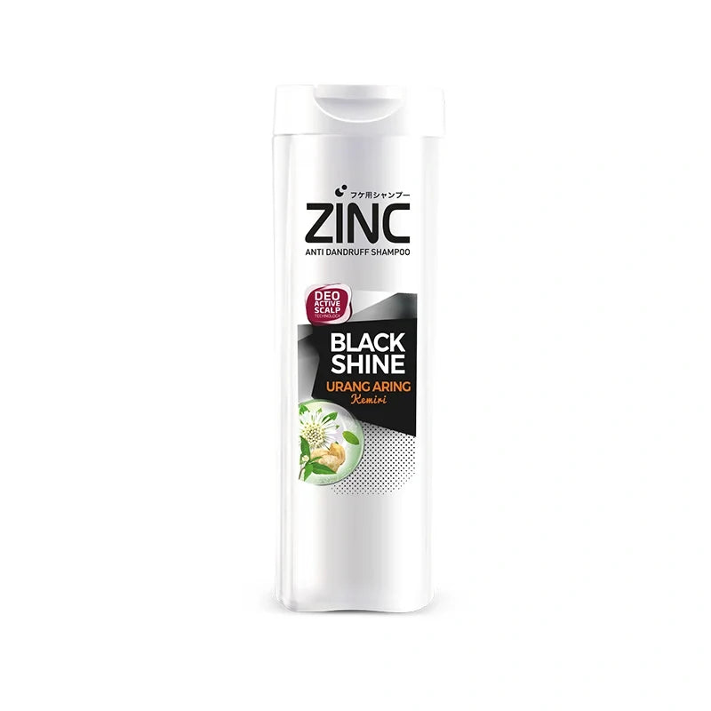 Zinc Black Shine Anti Dandruff Shampoo 340 ML