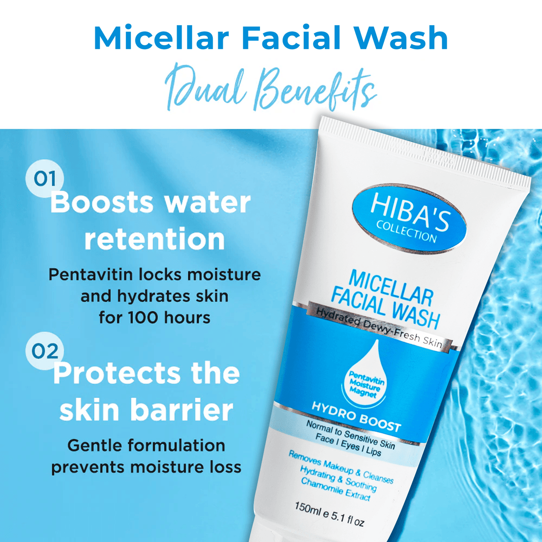 Hiba's Collection (Micellar) Facial Wash 150ml
