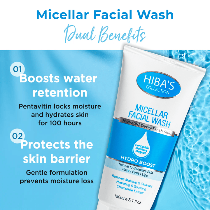 Hiba's Collection (Micellar) Facial Wash 150ml