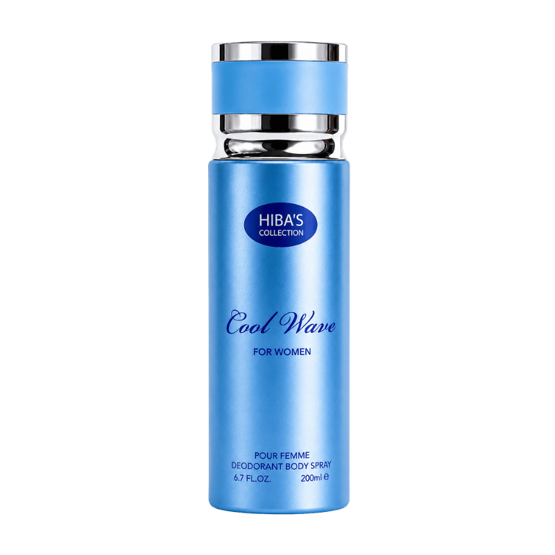 Hiba's Collection (Cool Wave Body Spray For Women) 200ml