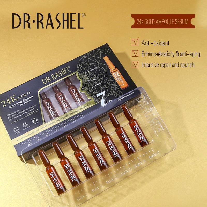 Dr. Rashel Skin Care 24K Gold Ampoule Face Serum 2 ML X 7 Pcs