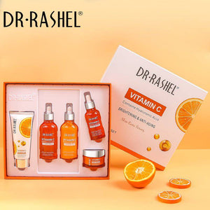Dr. Rashel Vitamin C Brightening Anti Aging Skin Care Set Pack Of 5